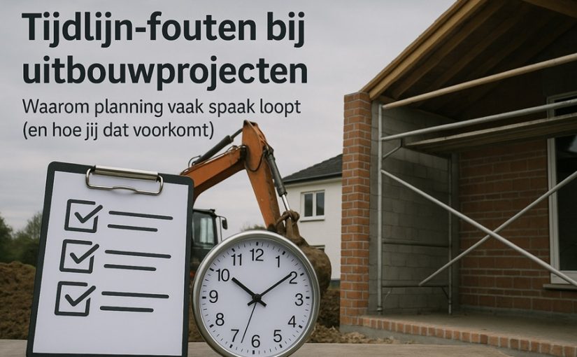 8 Tijdlijn-fouten bij uitbouwprojecten